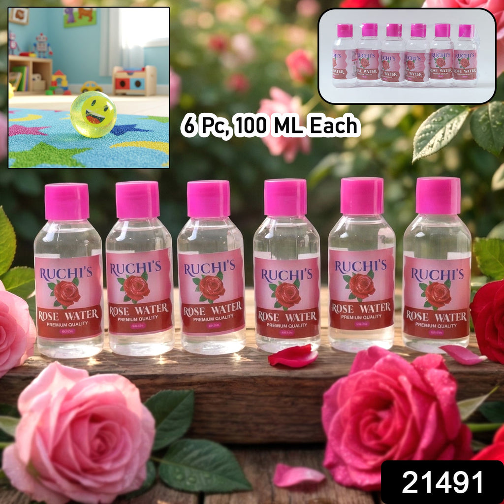 Set of rose water bottles, perfect for skin refreshing and toning