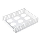 Close-up of the durable plastic material of the  clothes folding board.