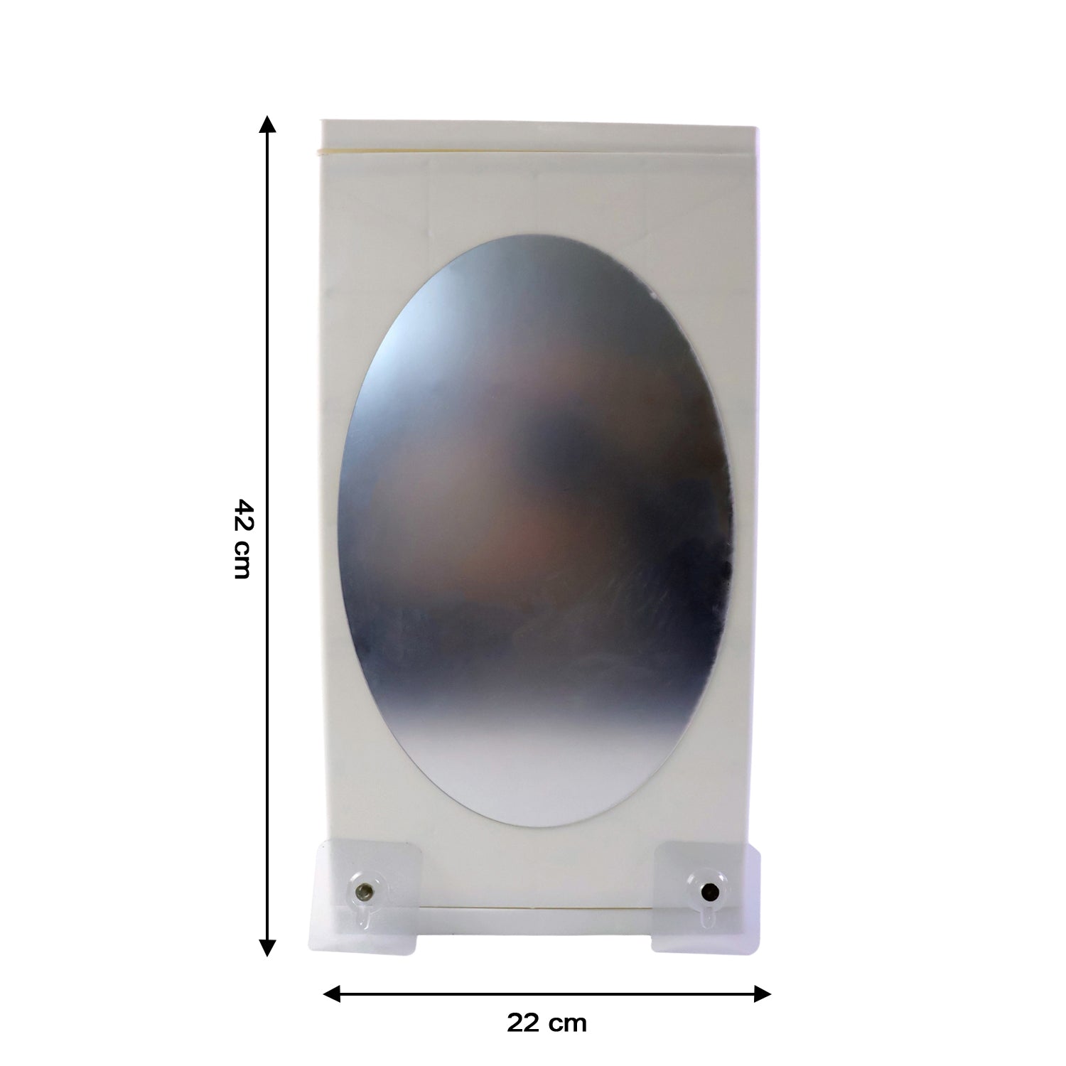 Multipurpose wall cabinet for bathroom storage and mirror use