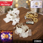Fairy lights with mix design for indoor and outdoor decor