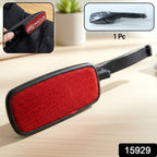 Ergonomic lint remover brush designed for pet hair and fabric fluff removal
