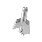Precision stainless steel nose hair trimmer for safe grooming