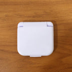 Comparison image highlighting compact size of portable sewing kit
