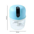 Front angled view of the versatile mini electric garlic chopper, perfect for daily use.