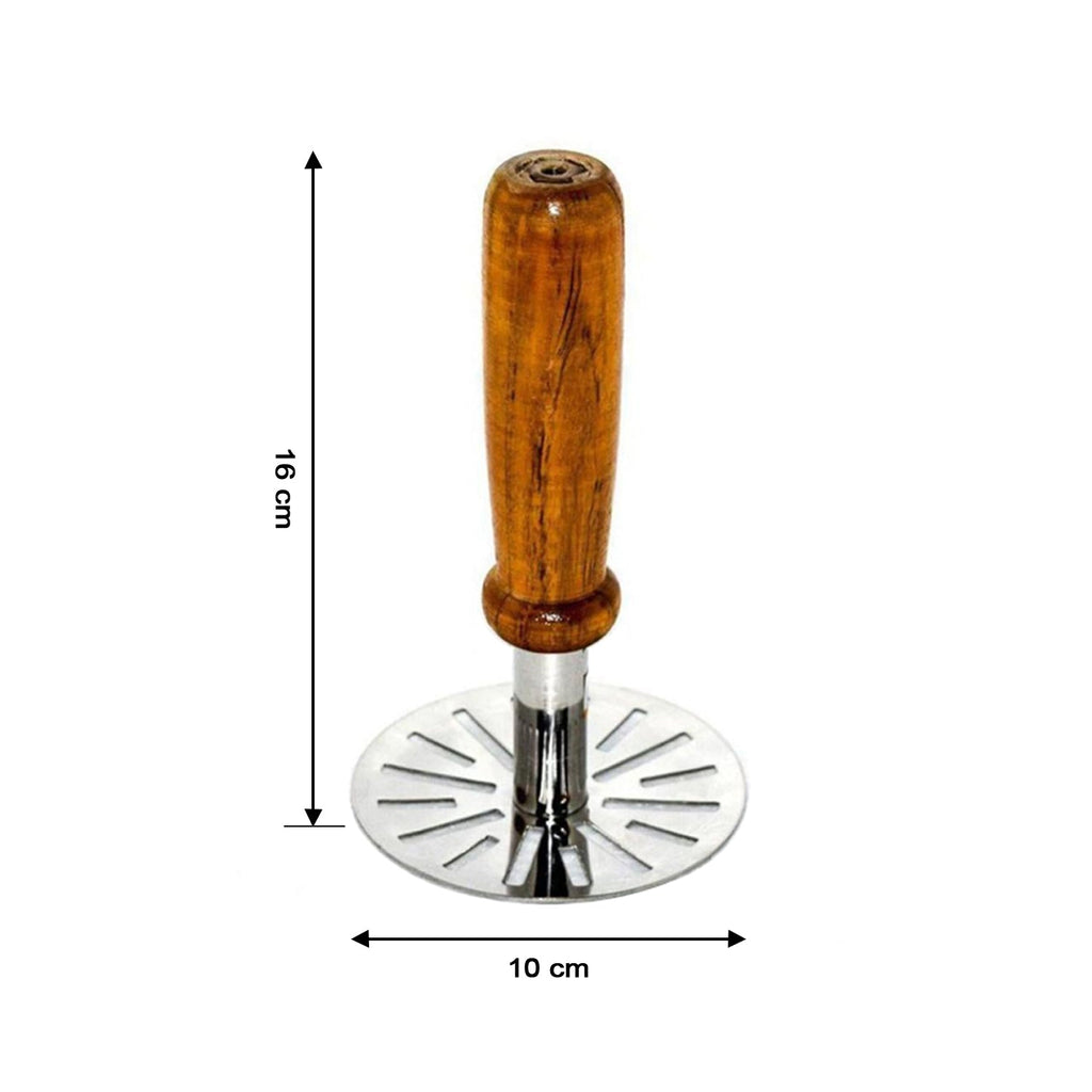 Easy-to-use paubhaji masher, perfect for preparing authentic pav bhaji at home.