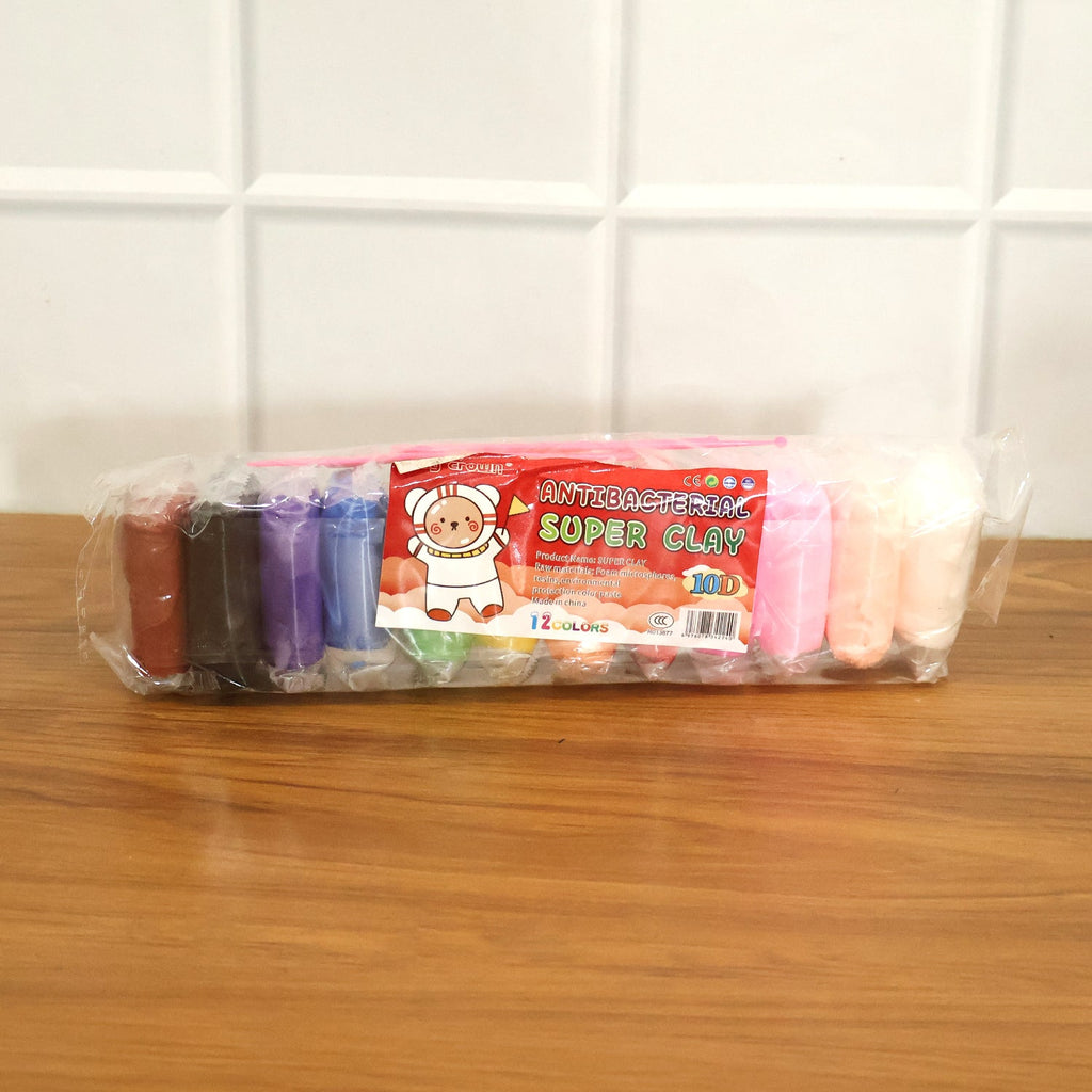 Safe, non-toxic antibacterial clay for imaginative creative play