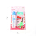 Colorful stationery and crafting tools designed for children’s safe crafting projects