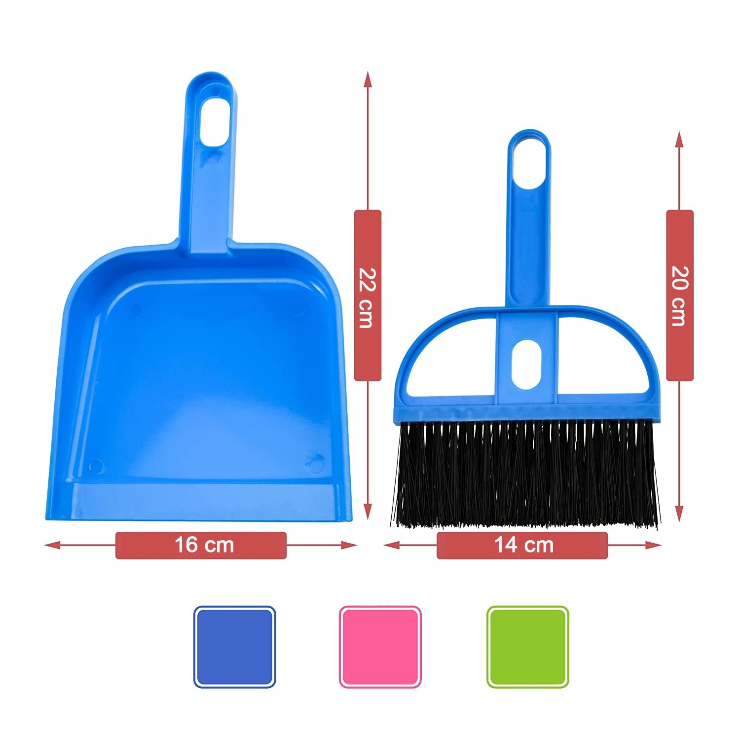 Portable Dustpan and Brush Set, excellent for kitchen and desktop cleanup.