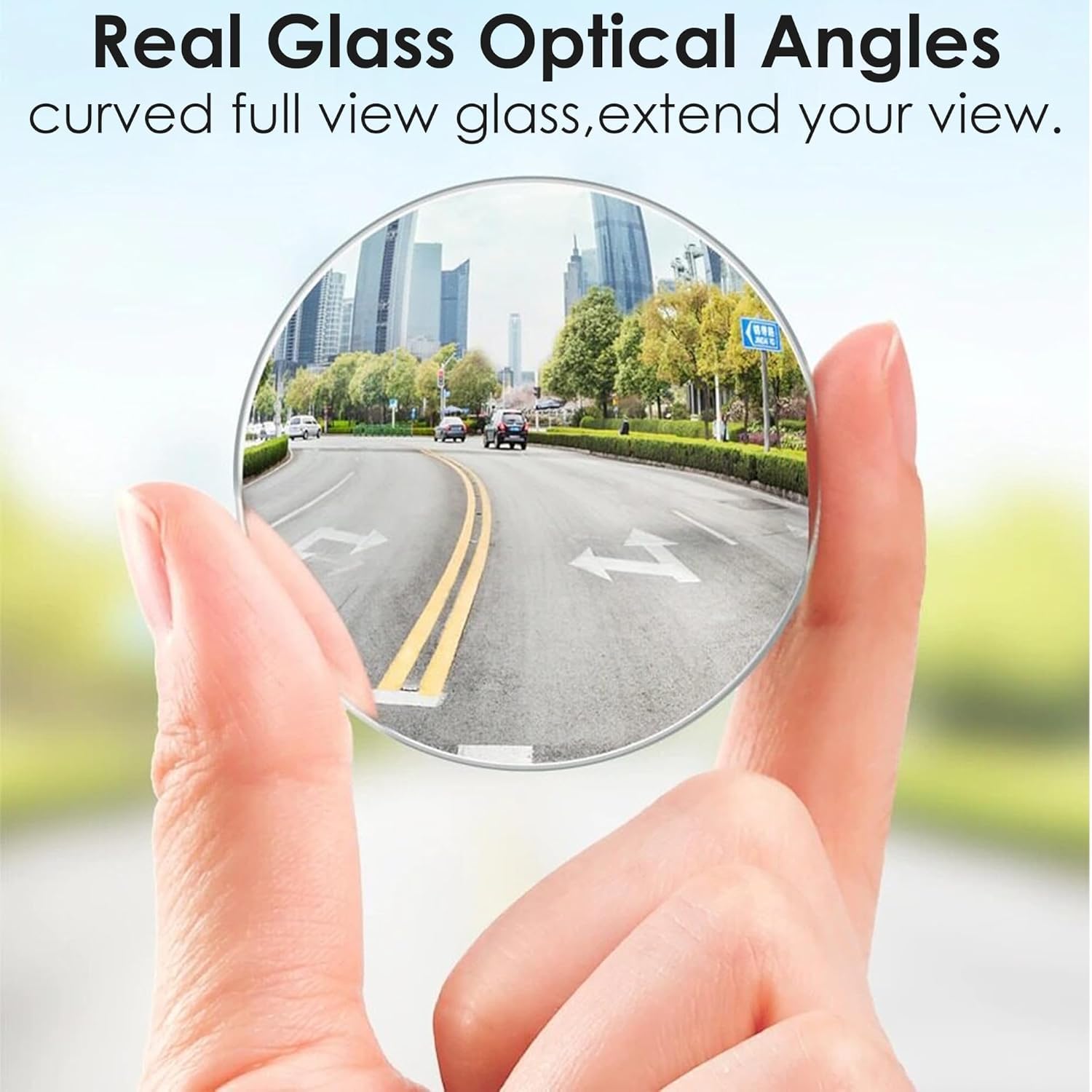 Car side mirror accessory for better rear visibility