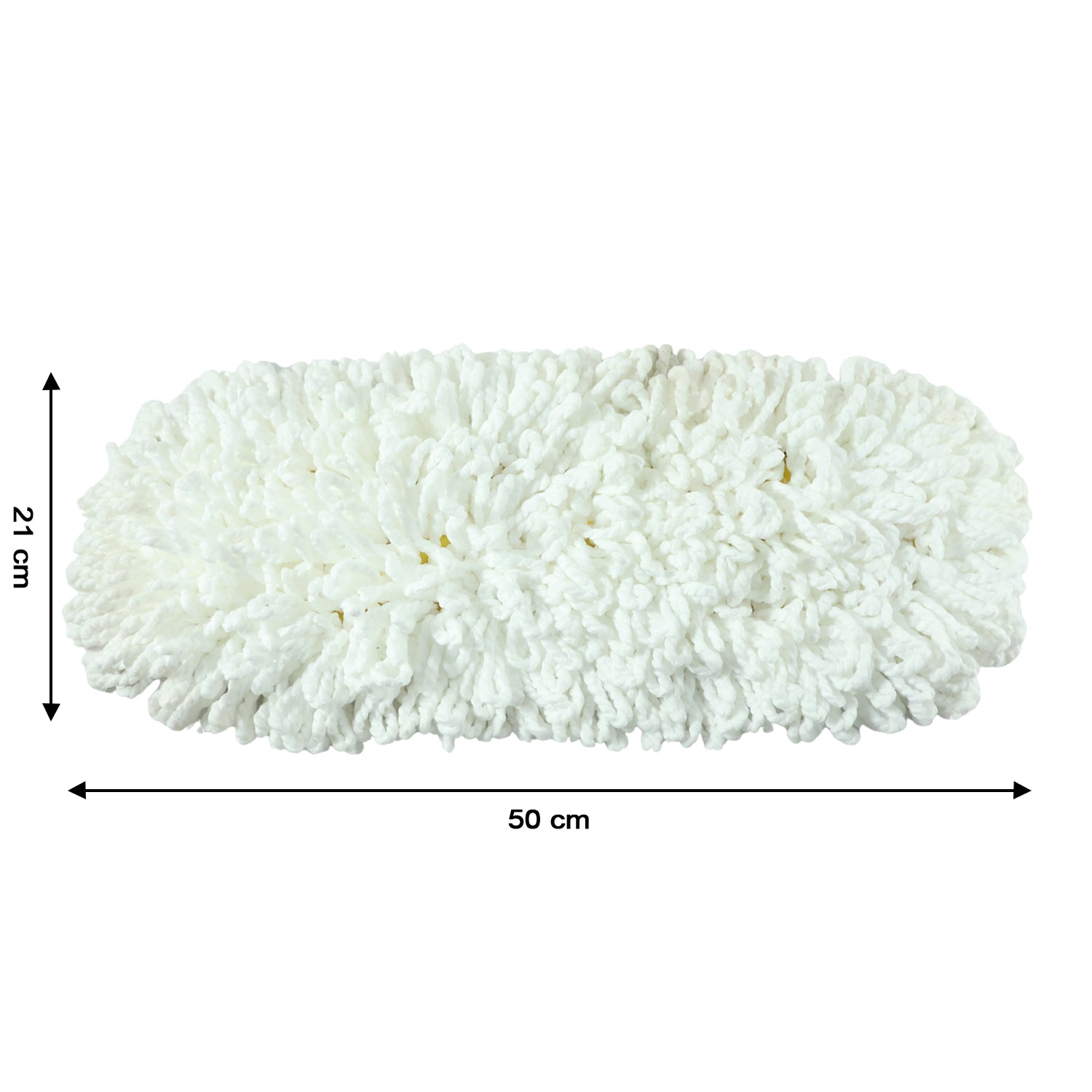 Dust mop replacement head (50x20cm) laid out flat to show full size.