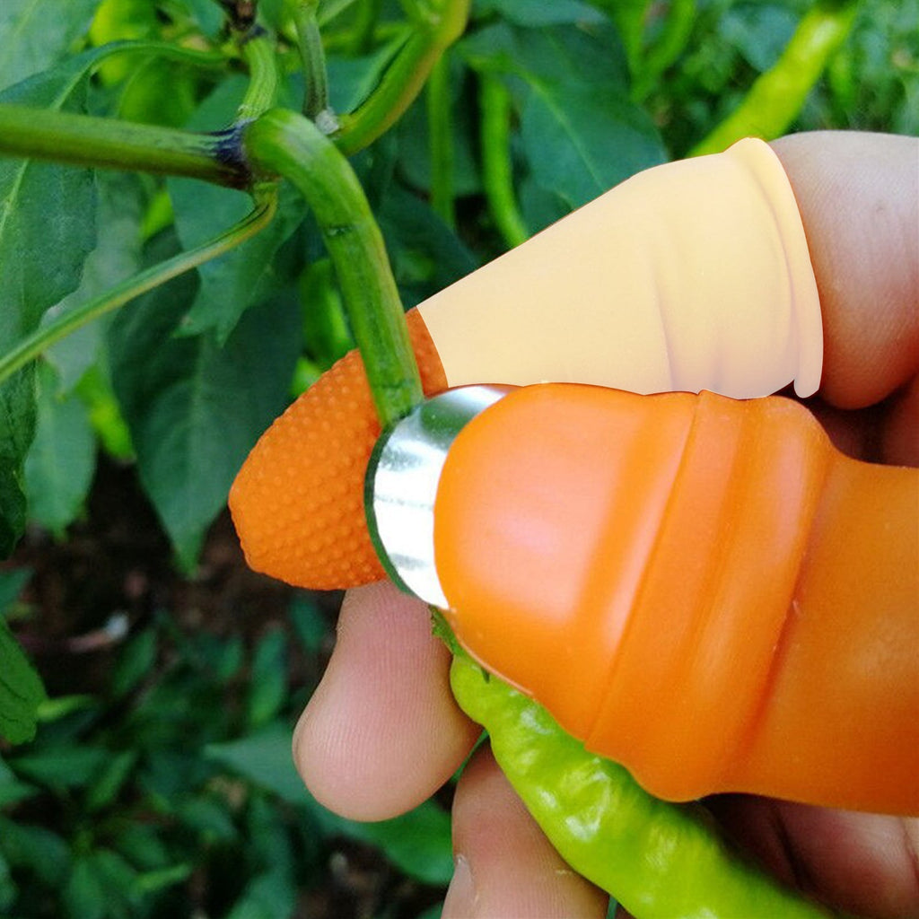An array of five durable Vegetable Thumb Cutters, ready for efficient kitchen tasks.