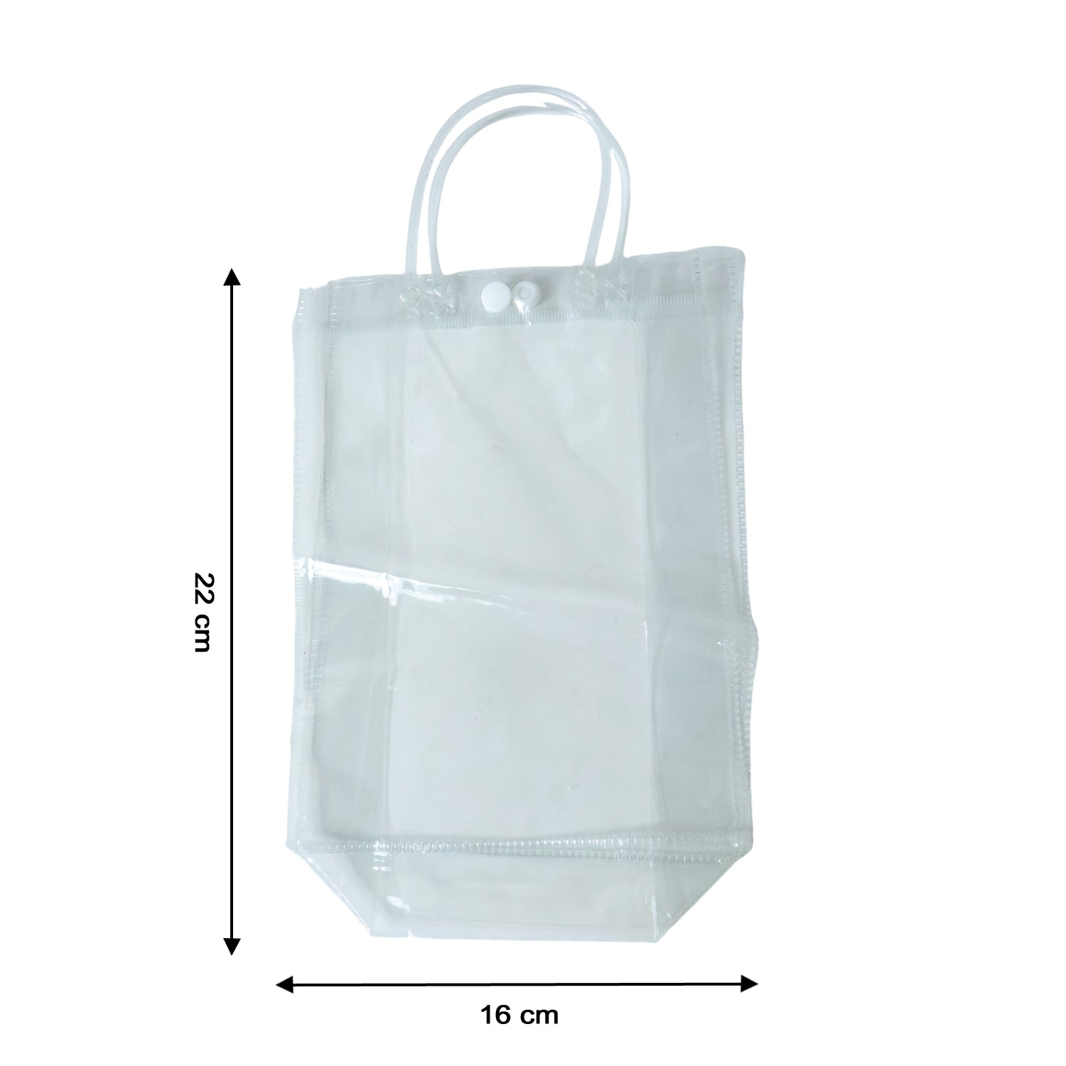 Multipurpose PVC storage bag suitable for organizing essentials on the go
