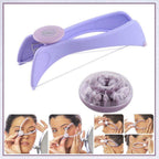 Slique painless facial hair removal device showcasing its ergonomic design.
