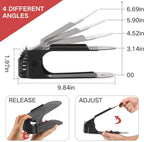 An adjustable folding shoe slots organizer providing efficient organization for a variety of shoes.