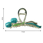 Compact and lightweight decorative hair claw clip