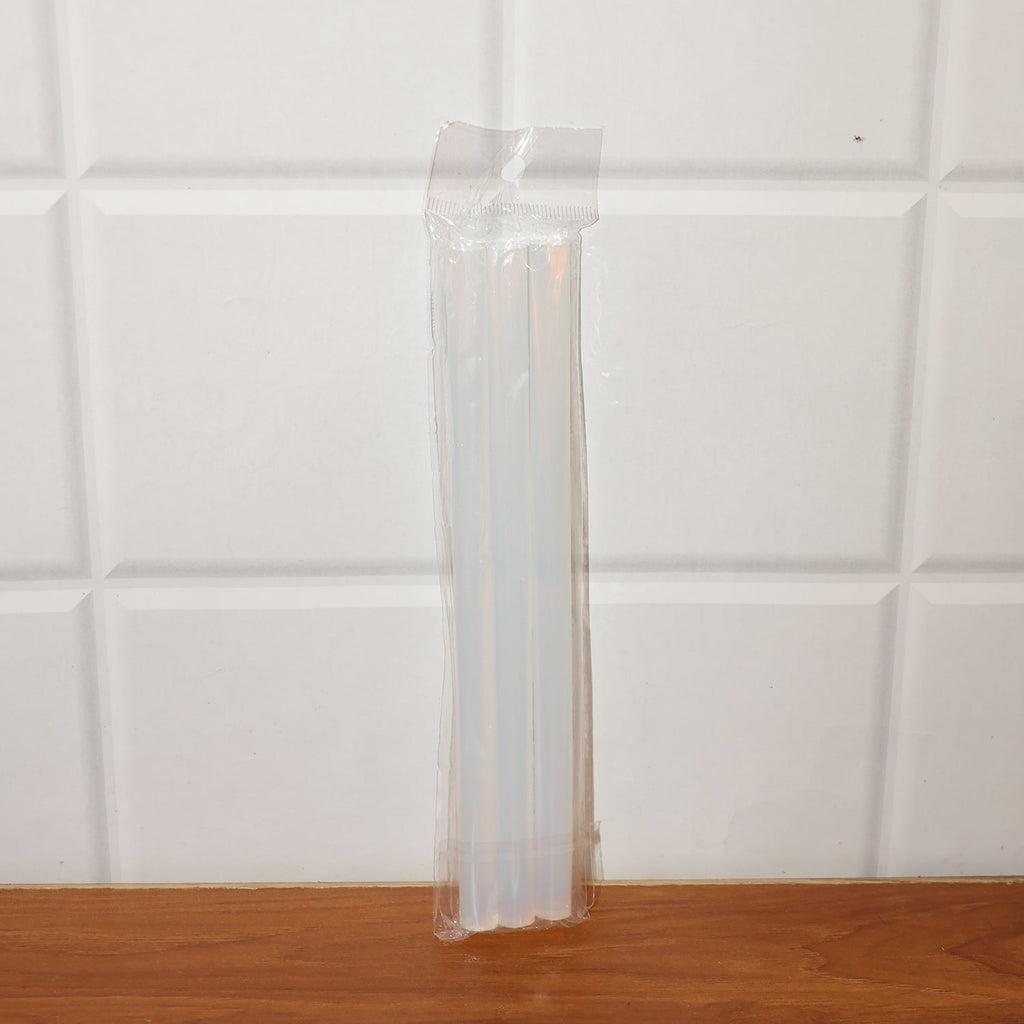 Three-pack hot melt glue sticks for glue guns, 20 cm each