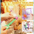 Silicone clips arranged neatly for convenient storage