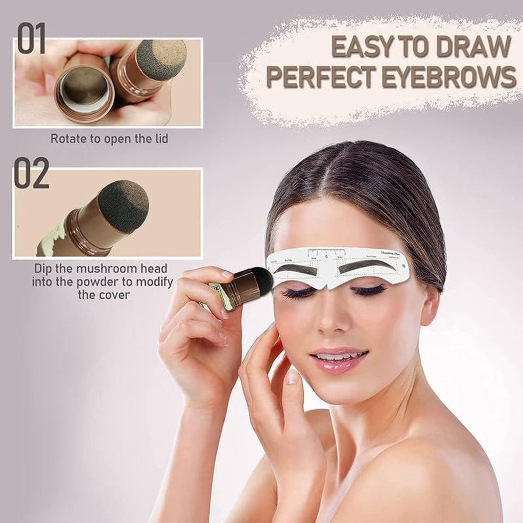 Close-up of contour stick with twist-up mechanism for easy use