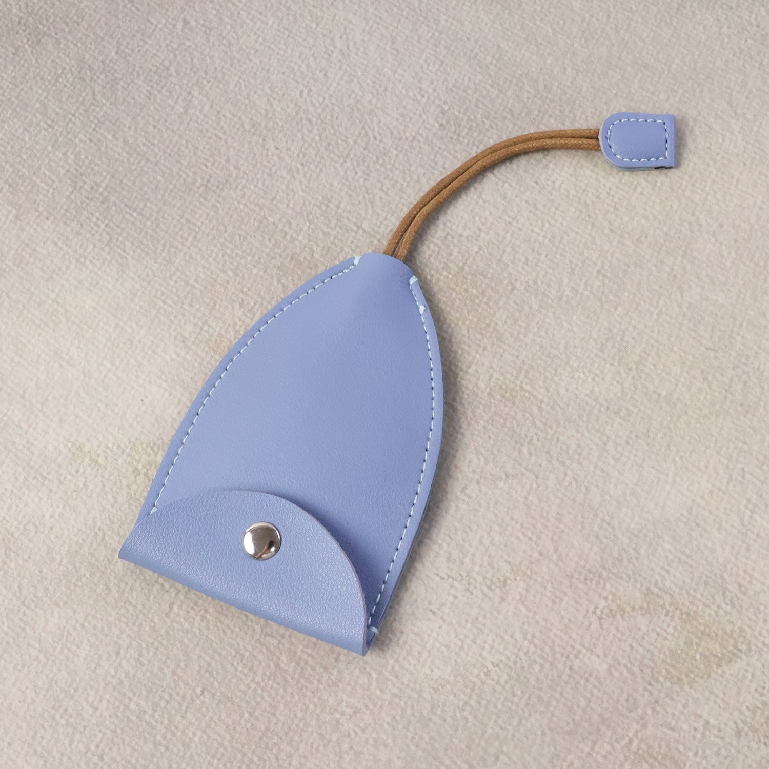 Slim travel keyholder pouch with wrist strap for convenient carrying