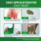 Packaging for herbal knee relief patches set of 10