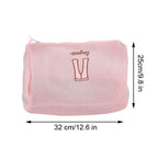 Protective zippered laundry wash bag for washing machine use