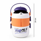 Double layer cartoon lunch box for kids