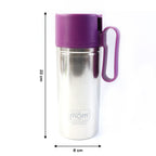 Modern stainless steel oil storage bottle with anti-drip feature