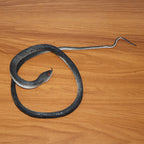 Lightweight rubber snake toy with bendable lifelike design