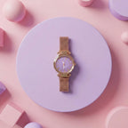 Complete presentation of ladies wrist watch with premium gift box