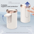 Automatic water dispenser in a modern kitchen setting, ready for use.