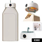 Low noise mini clothes dryer in use drying clothes efficiently