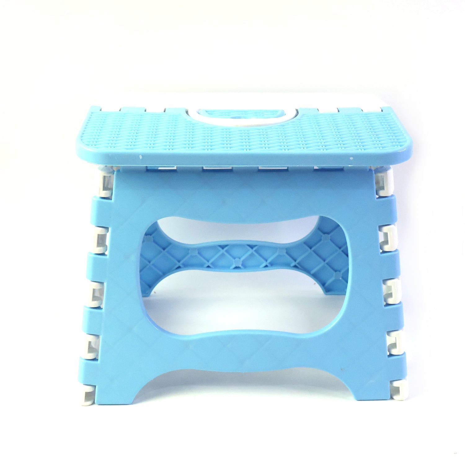 Stackable plastic stool for easy storage