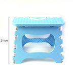 Plastic multipurpose stool in a home setting