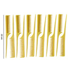 Plastic tail comb set for hair styling and grooming