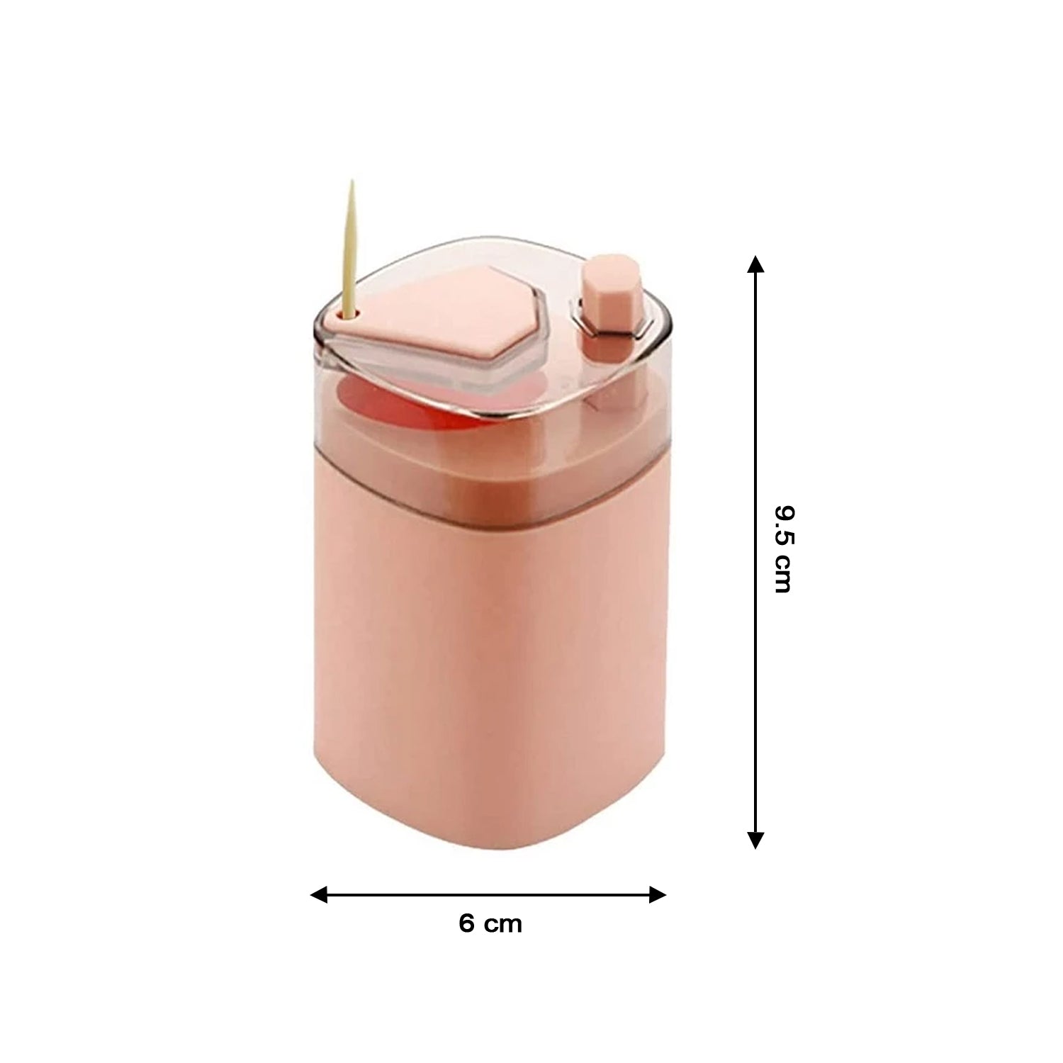 Stylish pop-up toothpick dispenser, perfect for modern dining tables.