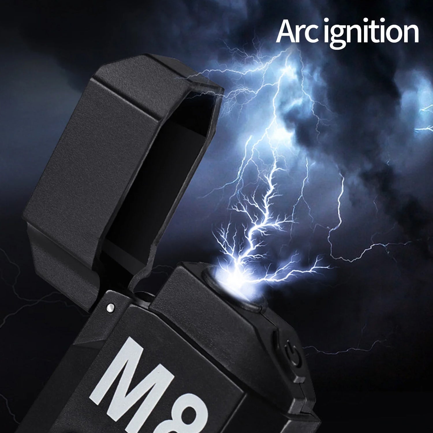 Mini torch lighter showcasing high brightness LED flashlight feature