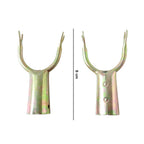 Manual fruit harvesting tool heads included in the 2 piece set