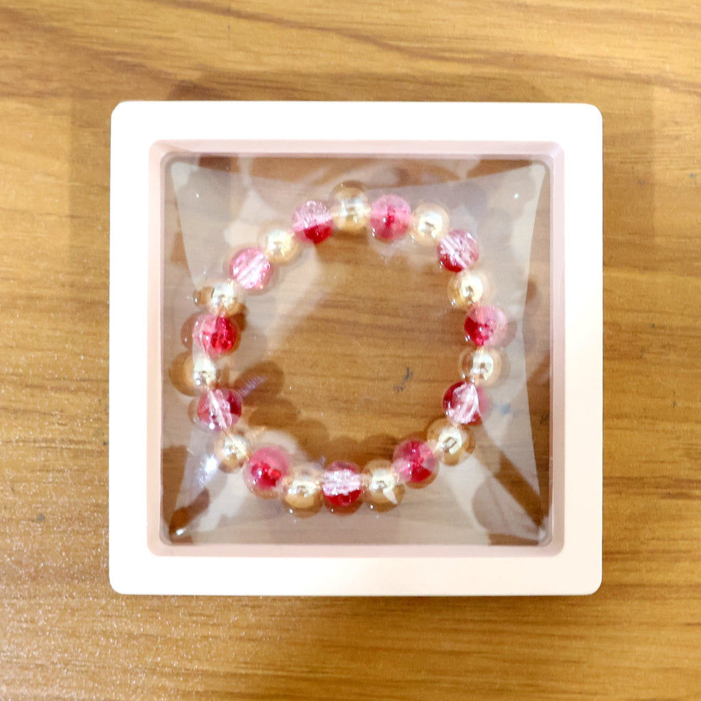 Minimalistic and stylish beaded stretch bracelet for women accessory