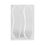 Multiple pairs of fabric foot care grips arranged neatly, highlighting their soft texture.