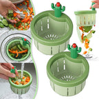 Durable plastic Kitchen Sink Drain Strainer for effective clog prevention.