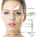 Facial roller reducing under-eye puffiness effectively