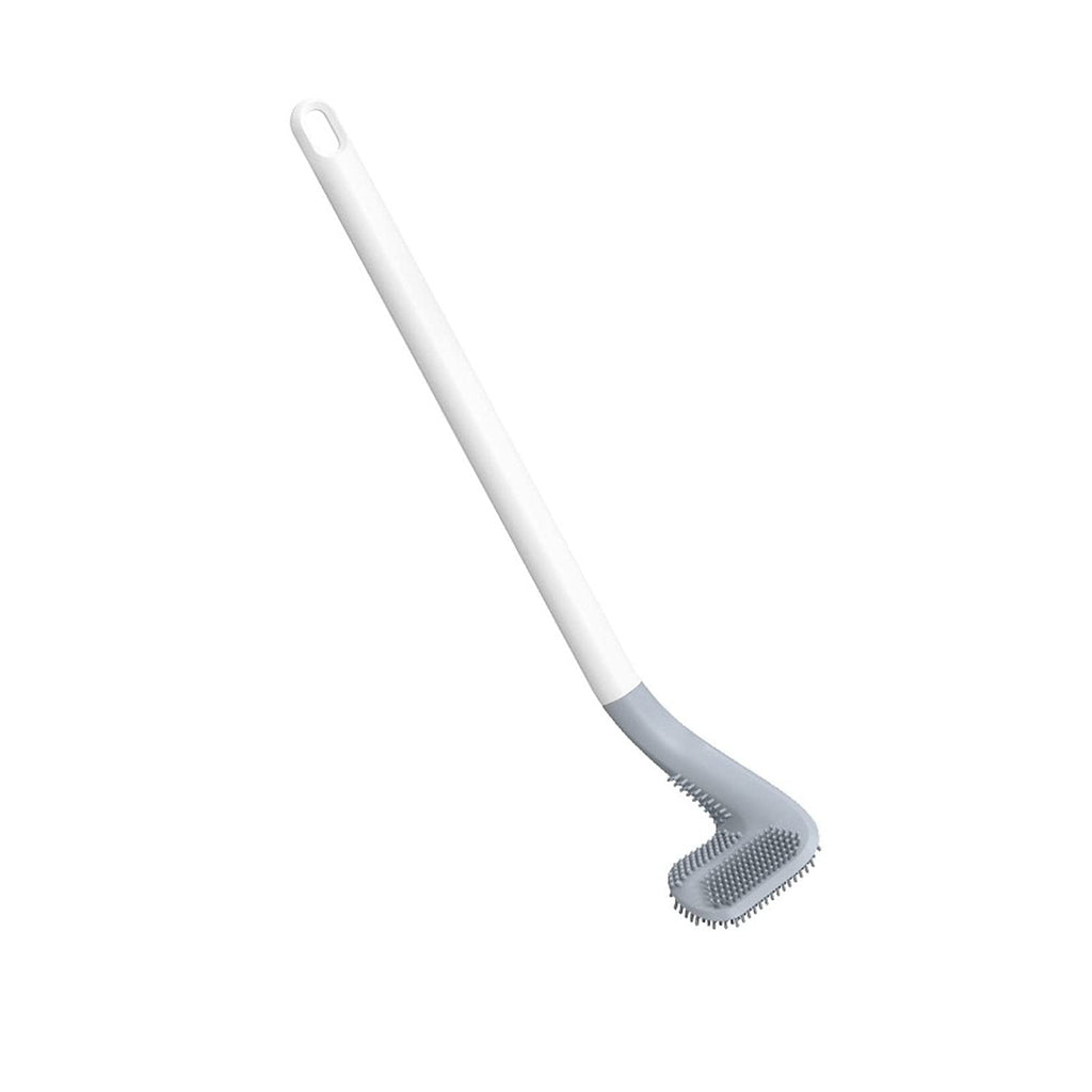 Ergonomic slim handle of the Golf Silicone Toilet Brush, providing a comfortable and secure grip.