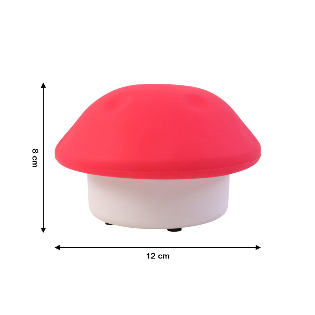 Kids room with decorative mushroom shaped LED night light
