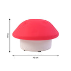 Kids room with decorative mushroom shaped LED night light