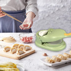 Dual-function dumpling maker for Gujiya and Momos preparation.
