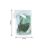 Decorative butterfly metal bookmark displayed in transparent gift box