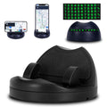 Velvet Wheels 2-in-1 Car Phone Holder and anti-slip mat on a car dashboard.