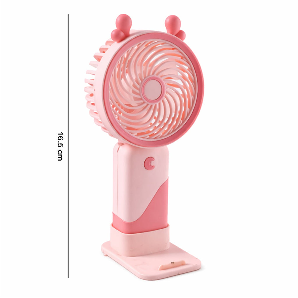 Mini USB rechargeable fan for portable cooling