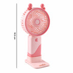 Mini USB rechargeable fan for portable cooling