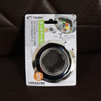 Small 7cm stainless steel sink drain strainer stopper with deep basket